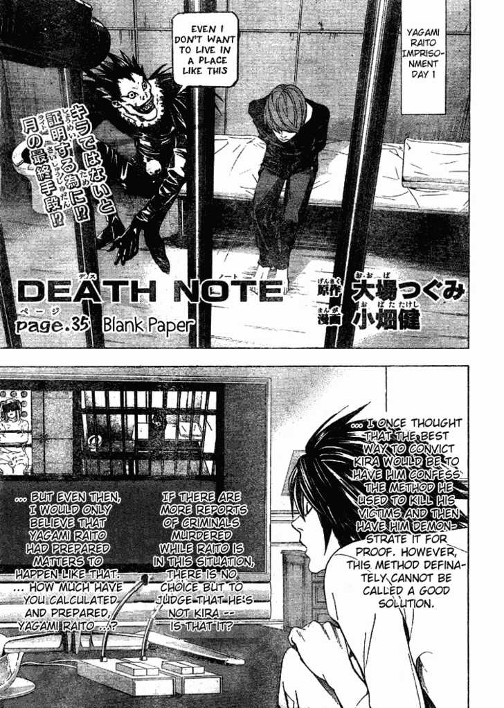 Death Note Vol.05 Chapter 035 page 1