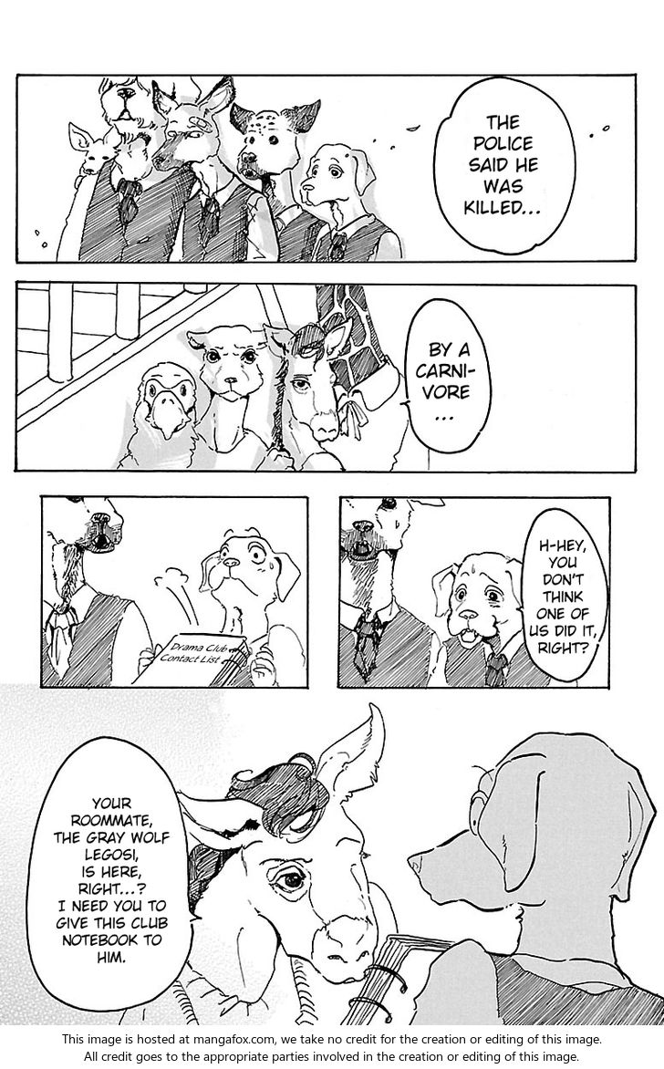 Beastars Vol.01 Chapter 001 page 16