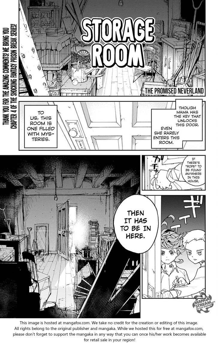 Yakusoku no Neverland Chapter 004 page 1