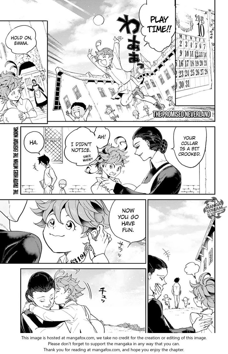 Yakusoku no Neverland Chapter 008 page 1