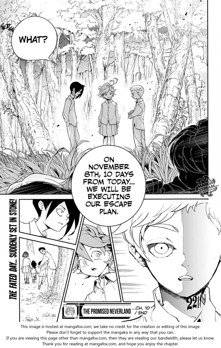 Yakusoku no Neverland Chapter 010 page 22