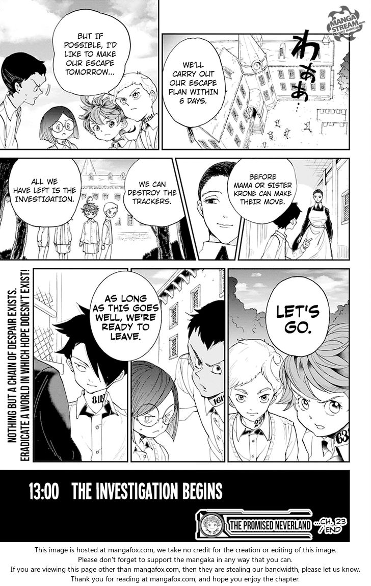 Yakusoku no Neverland Chapter 023 page 22