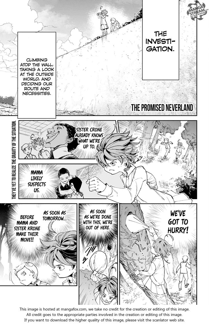 Yakusoku no Neverland Chapter 024 page 1