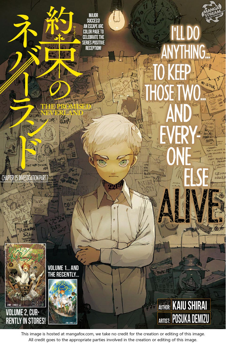Yakusoku no Neverland Chapter 025 page 1