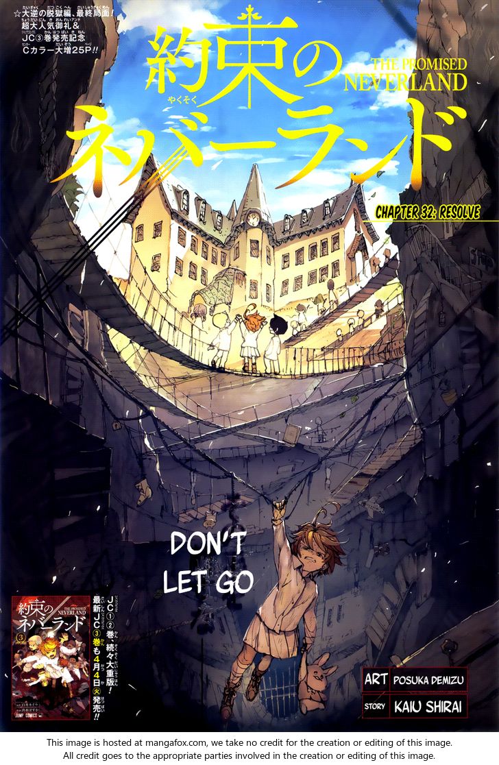 Yakusoku no Neverland Chapter 032 page 1