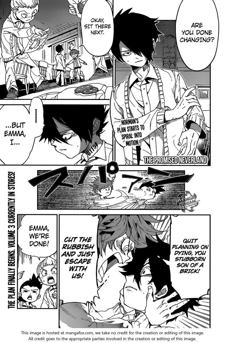 Yakusoku no Neverland Chapter 034 page 1