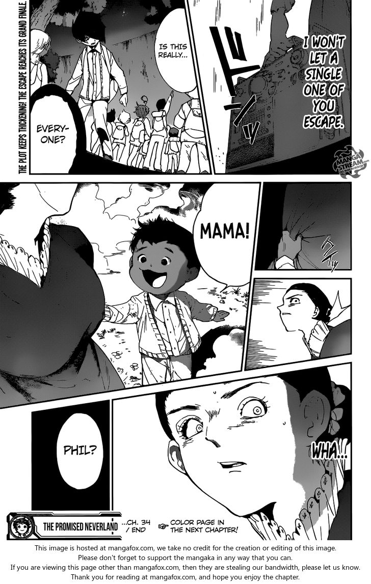 Yakusoku no Neverland Chapter 034 page 21