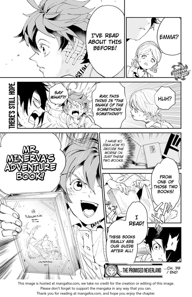 Yakusoku no Neverland Chapter 039 page 19