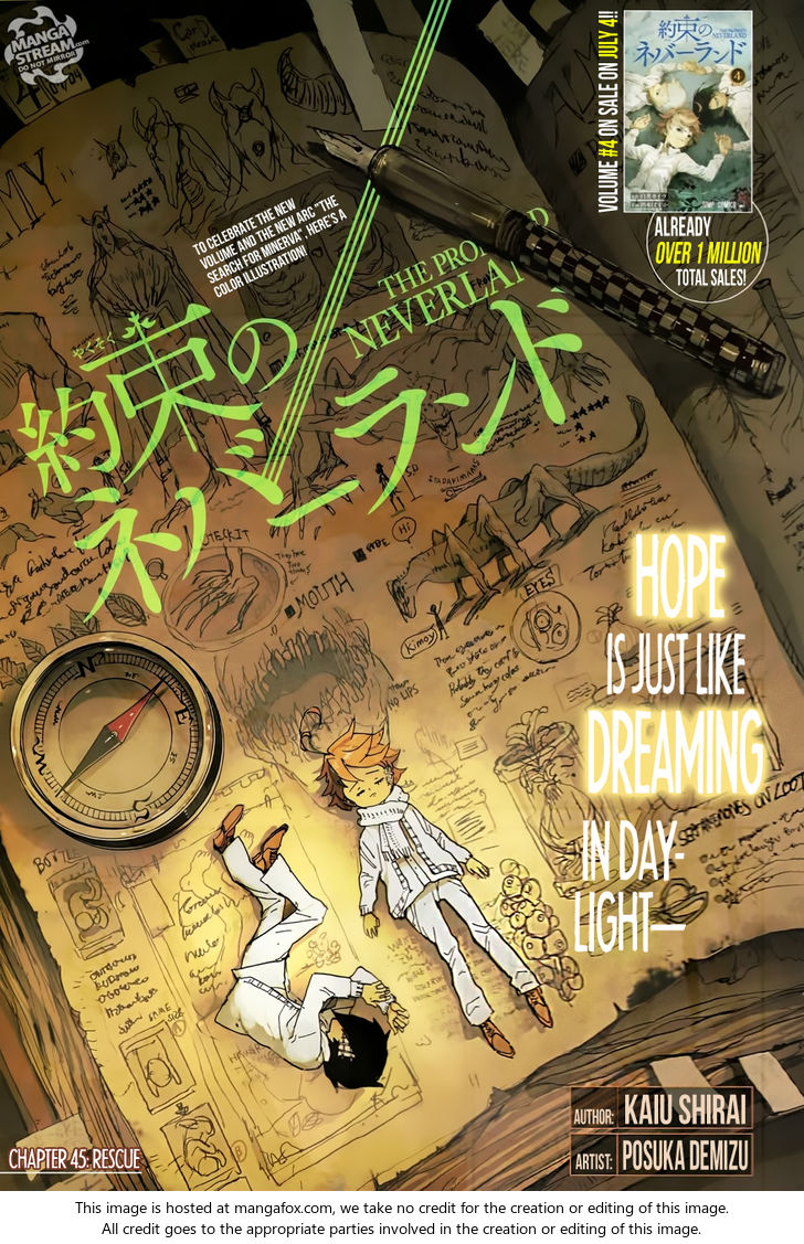 Yakusoku no Neverland Chapter 045 page 1