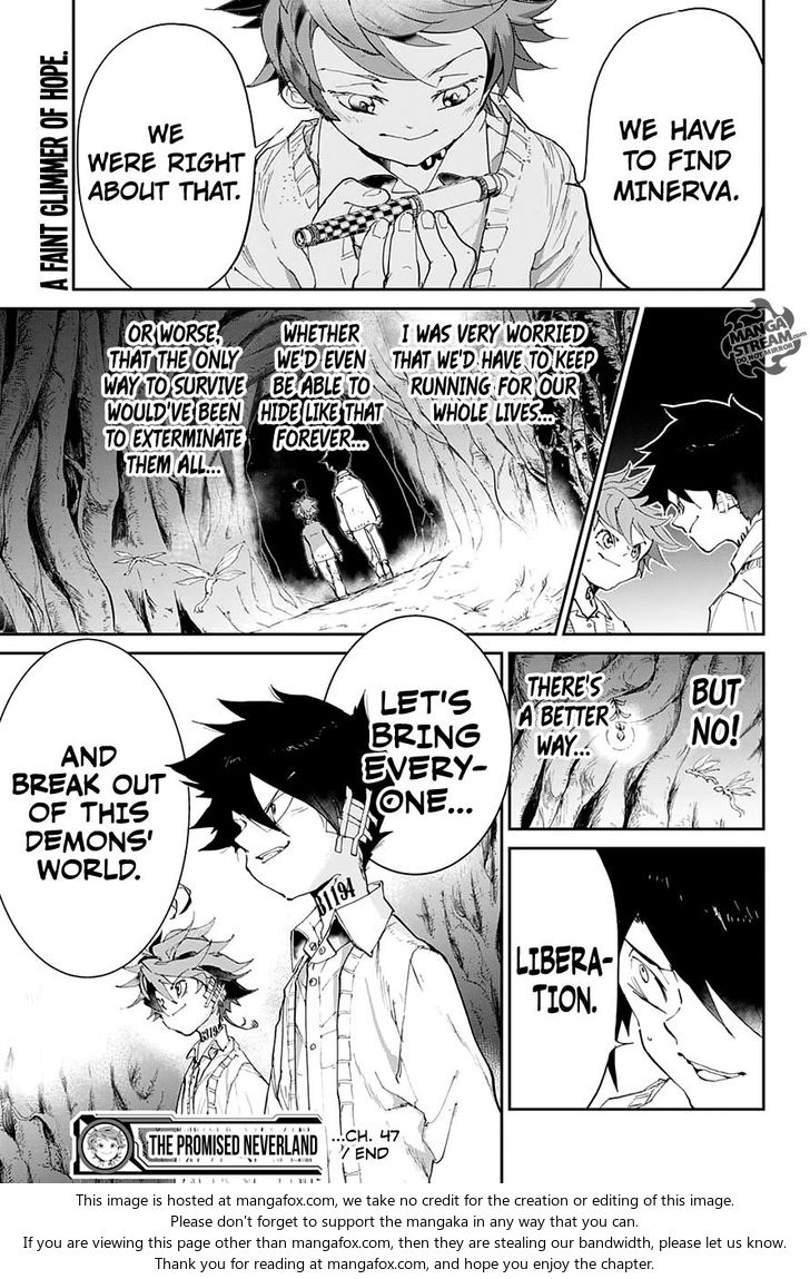 Yakusoku no Neverland Chapter 047 page 21