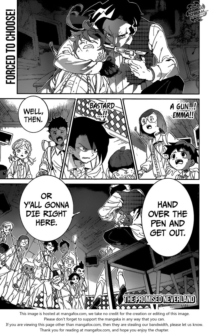 Yakusoku no Neverland Chapter 054 page 1