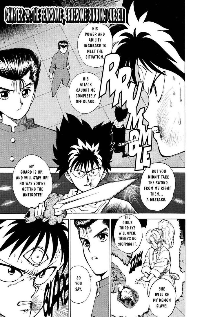 Yu Yu Hakusho Chapter 024 page 2
