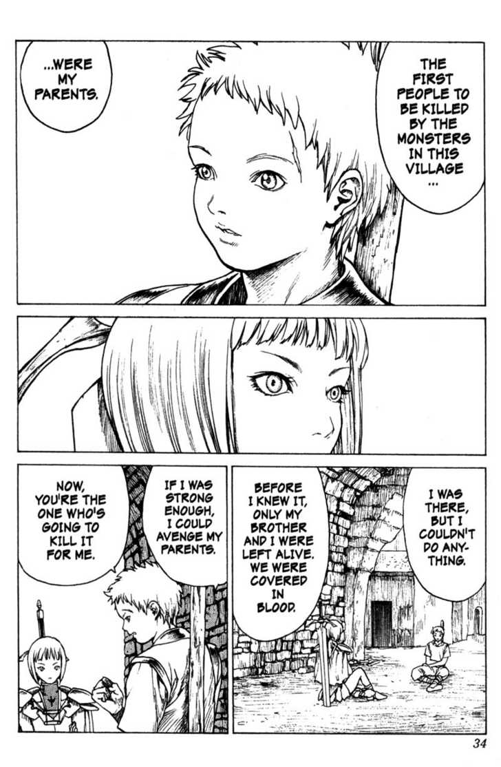 Claymore Vol.01 Chapter 001 page 34