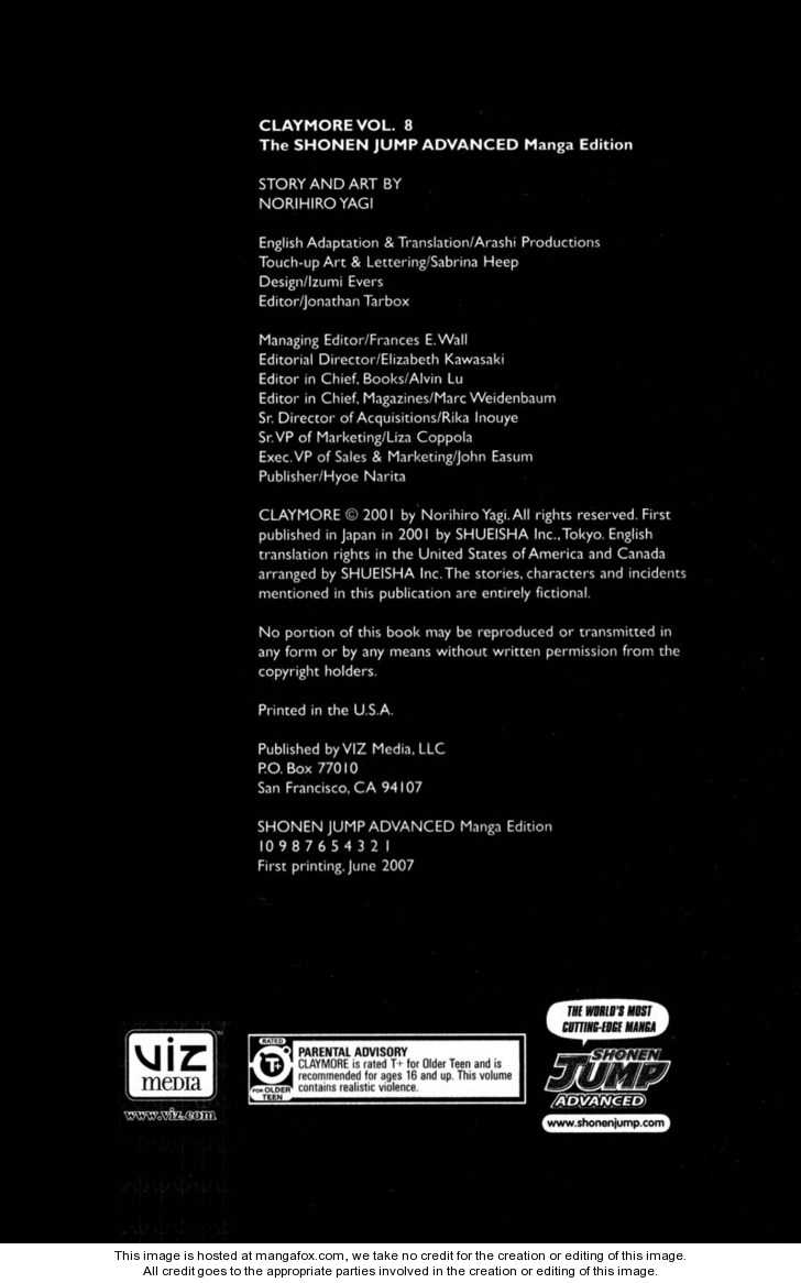 Claymore Vol.08 Chapter 040 page 3