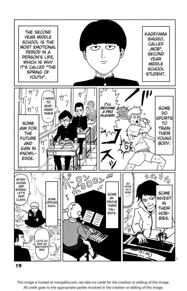 Mob Psycho 100 Vol.01 Chapter 002 page 1
