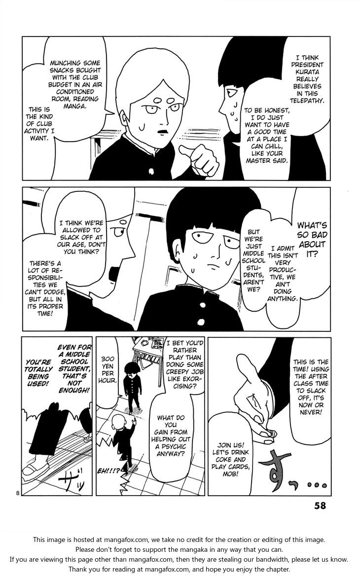 Mob Psycho 100 Vol.01 Chapter 004 page 8