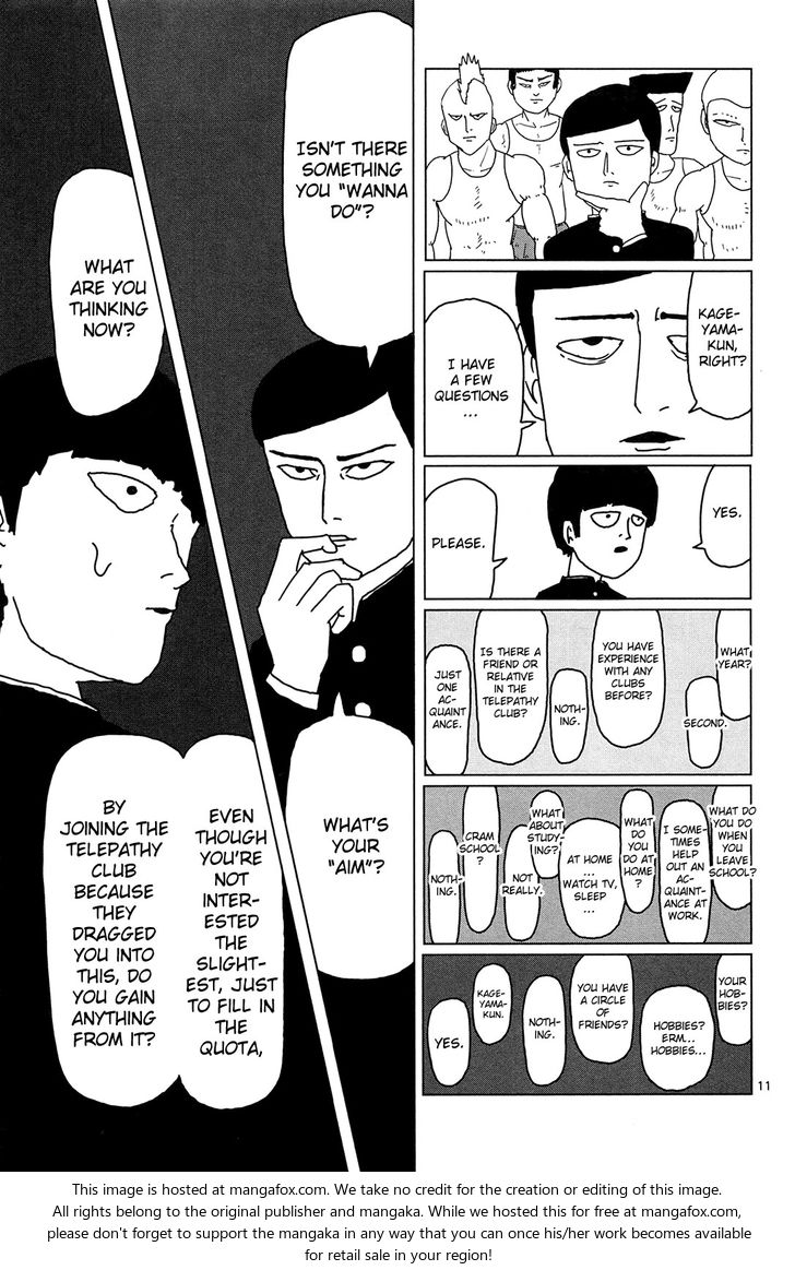 Mob Psycho 100 Vol.01 Chapter 004 page 11