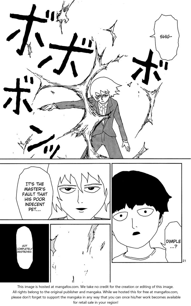 Mob Psycho 100 Vol.02 Chapter 014 page 21