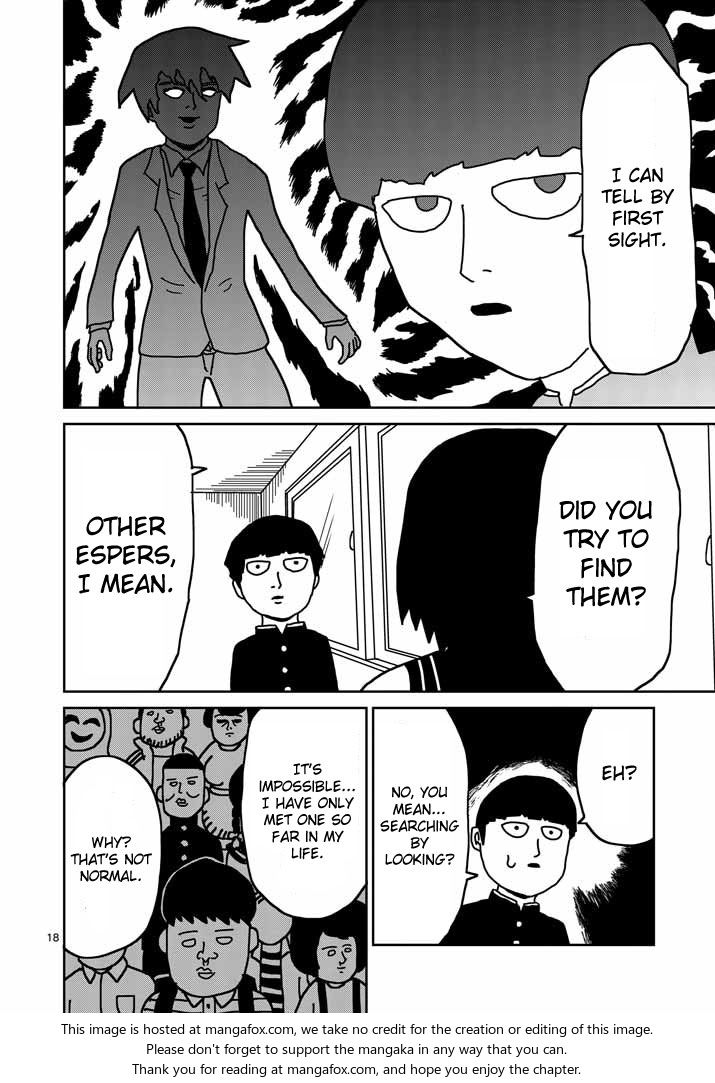 Mob Psycho 100 Vol.03 Chapter 020 page 18