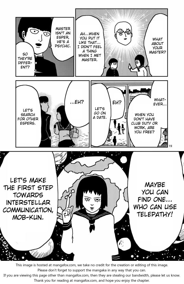Mob Psycho 100 Vol.03 Chapter 020 page 19