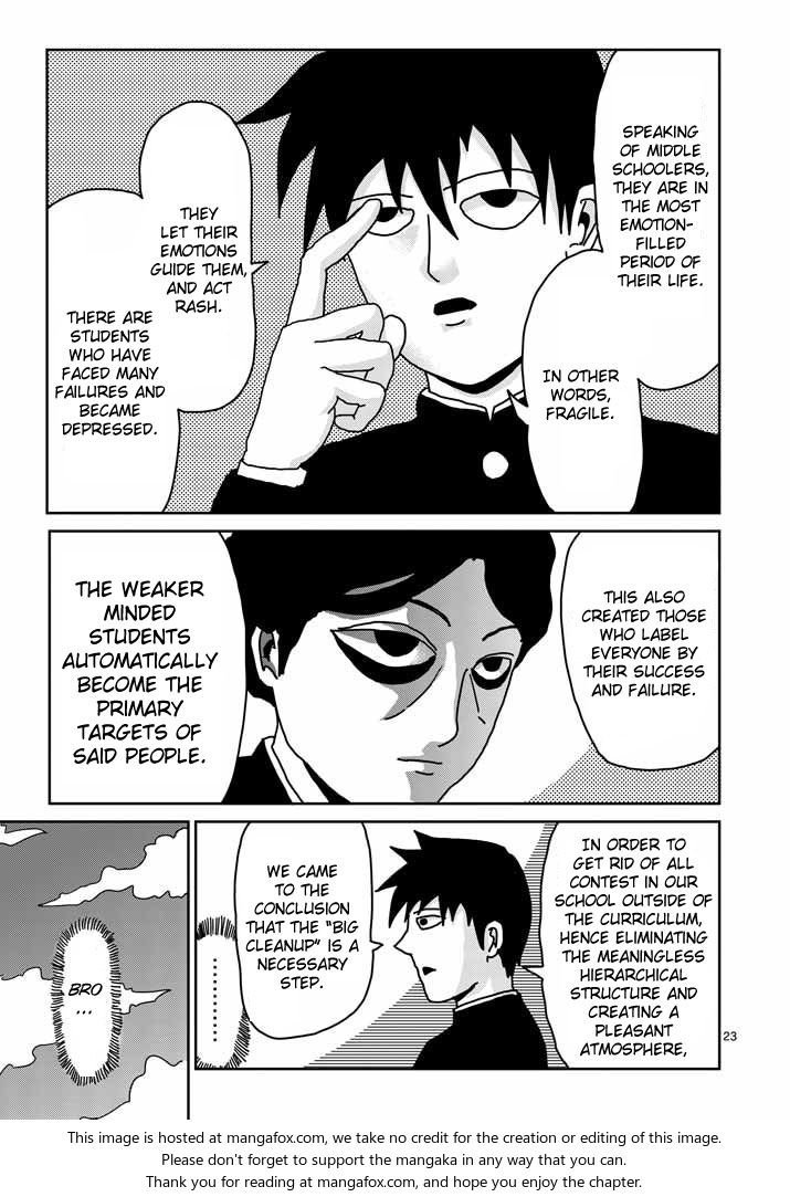 Mob Psycho 100 Vol.03 Chapter 020 page 23
