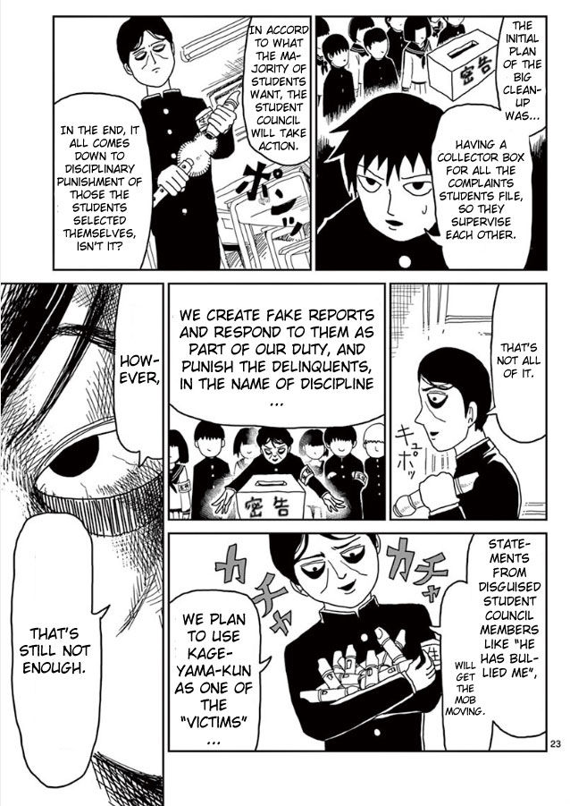 Mob Psycho 100 Vol.03 Chapter 023 page 23