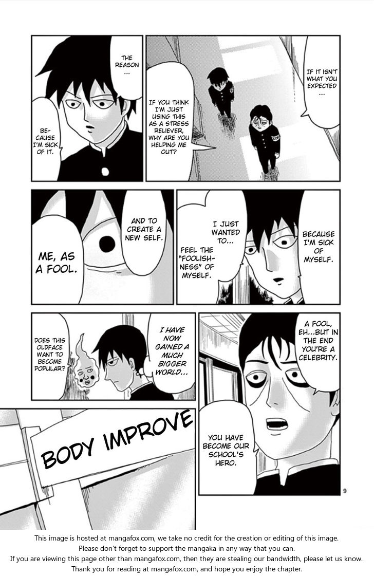 Mob Psycho 100 Vol.04 Chapter 027 page 9