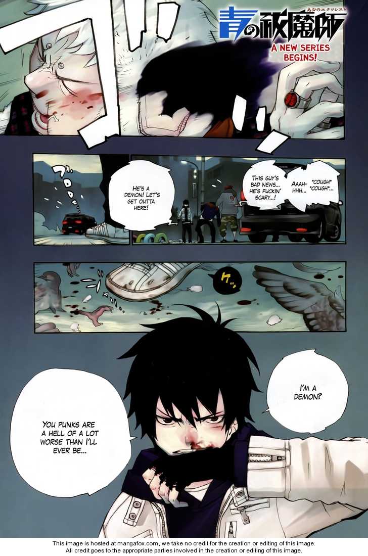 Ao no Exorcist Vol.01 Chapter 001 page 1