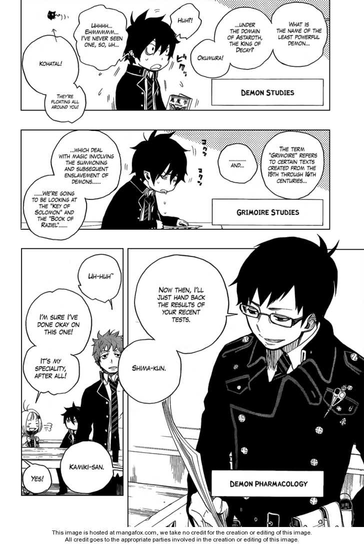 Ao no Exorcist Vol.02 Chapter 004 page 5