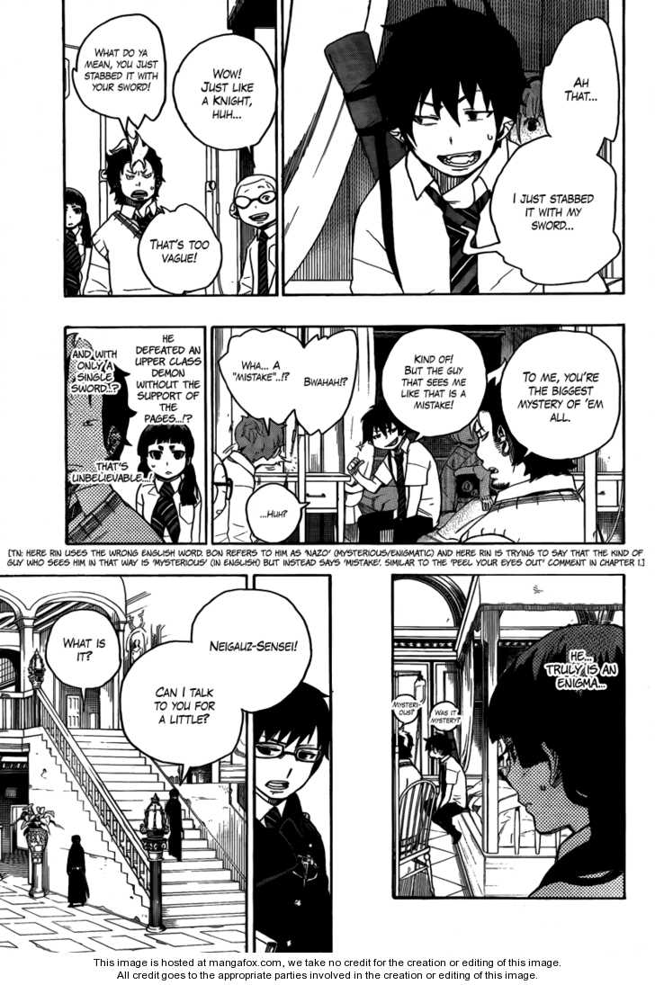 Ao no Exorcist Vol.02 Chapter 007 page 9