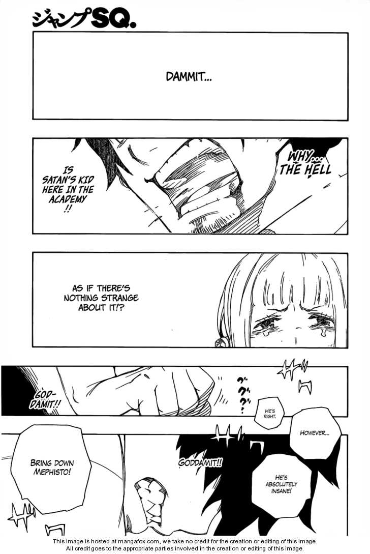 Ao no Exorcist Vol.04 Chapter 014 page 34