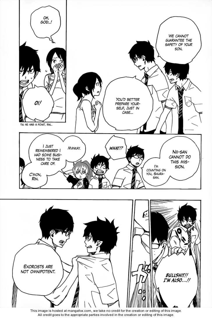 Ao no Exorcist Vol.05 Chapter 016 page 12