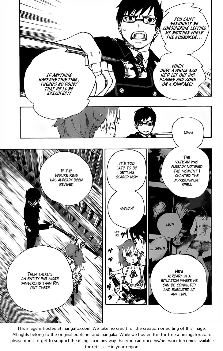 Ao no Exorcist Vol.07 Chapter 025 page 34