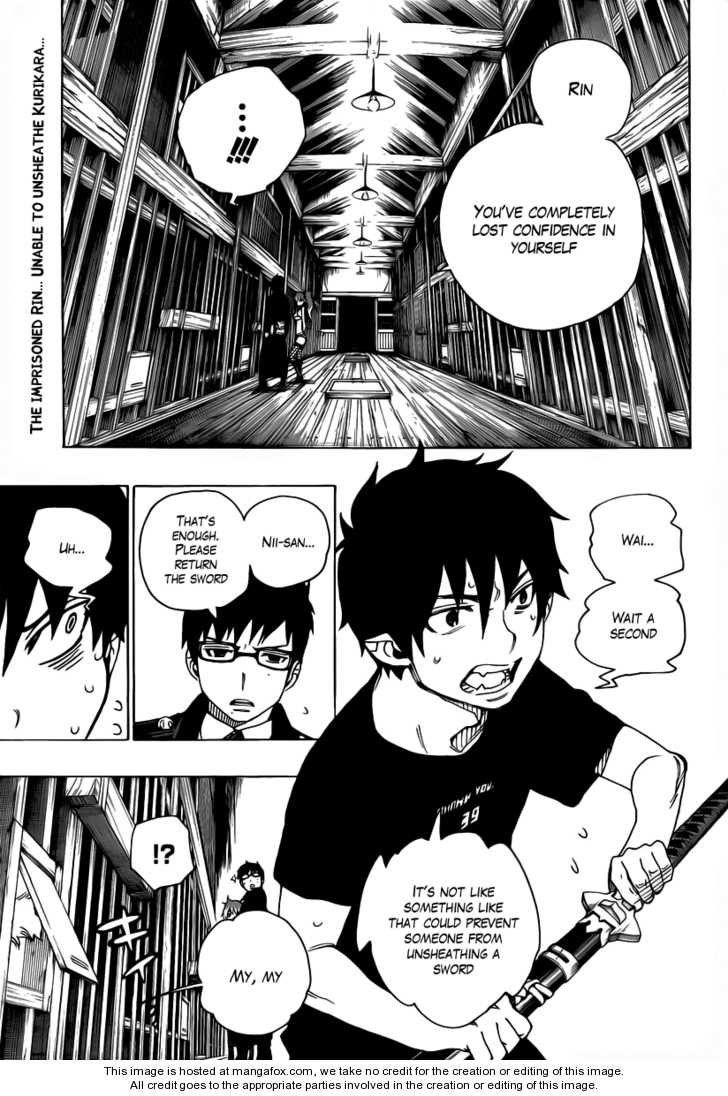 Ao no Exorcist Vol.07 Chapter 026 page 1
