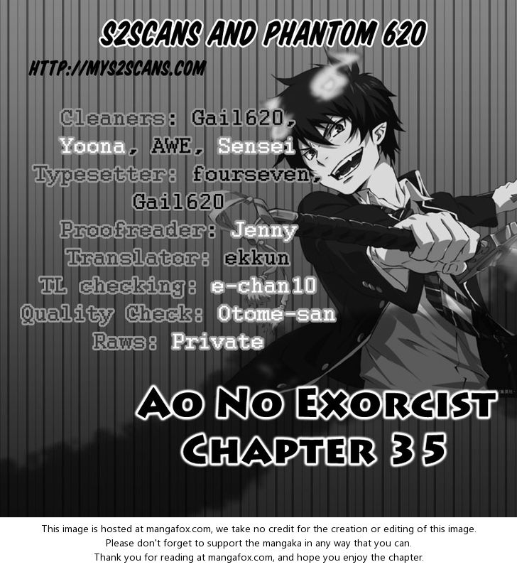 Ao no Exorcist Vol.09 Chapter 035 page 1