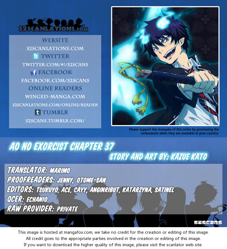 Ao no Exorcist Vol.09 Chapter 037 page 1
