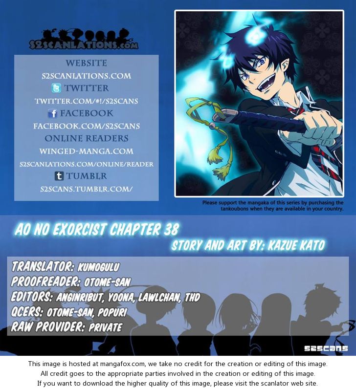 Ao no Exorcist Vol.10 Chapter 038 page 40