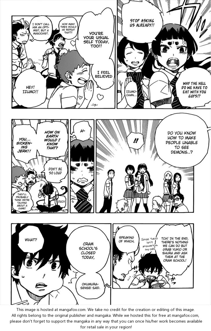Ao no Exorcist Vol.10 Chapter 039 page 11