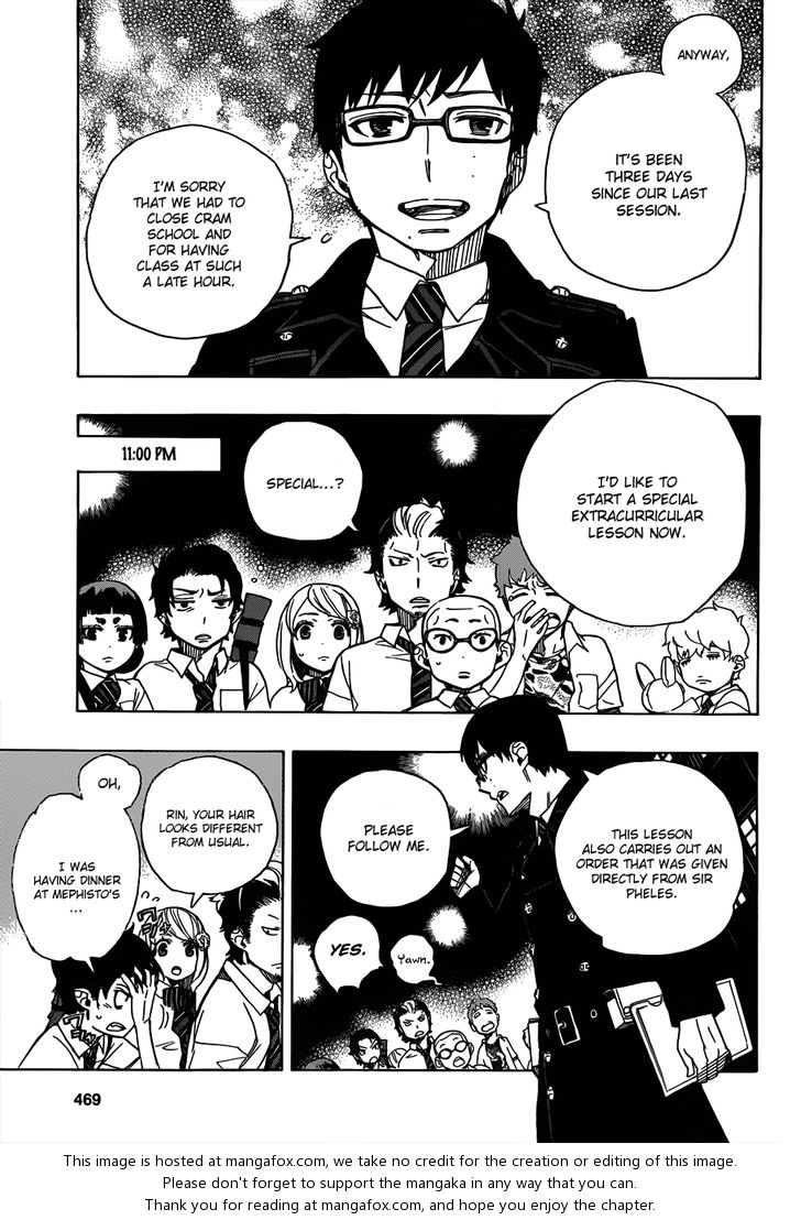 Ao no Exorcist Vol.10 Chapter 040 page 9