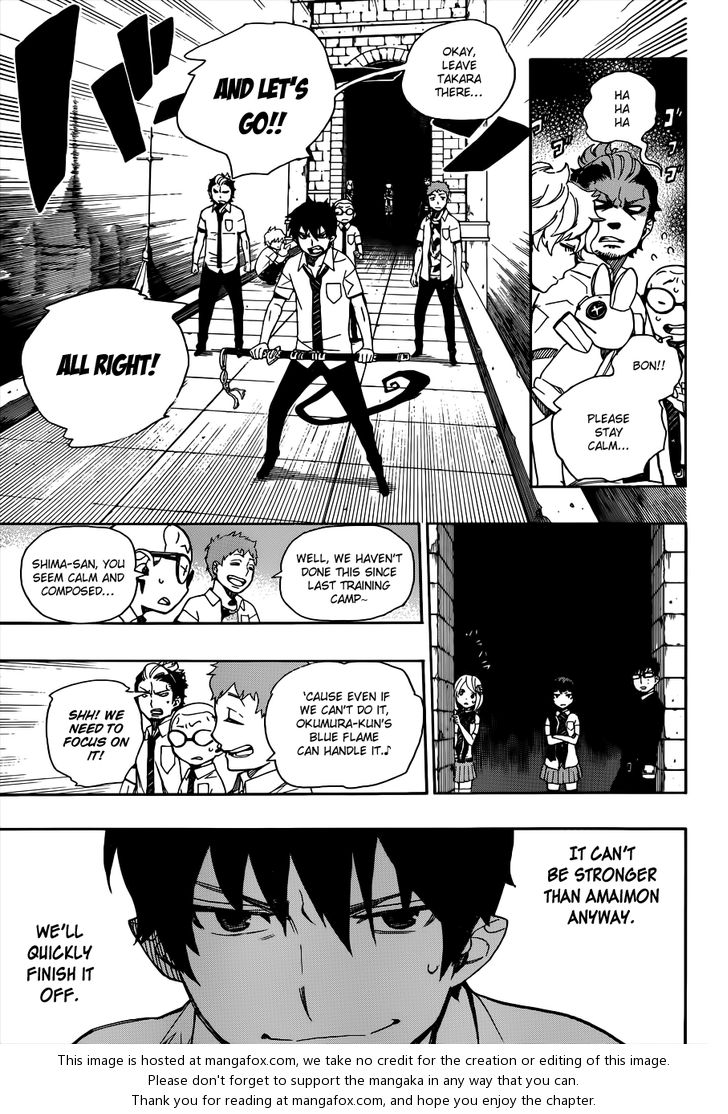 Ao no Exorcist Vol.10 Chapter 040 page 17