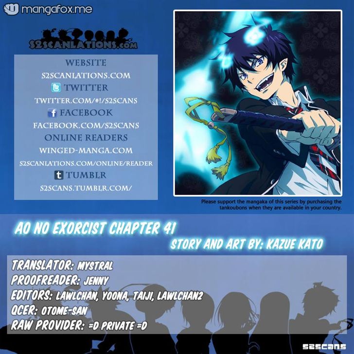 Ao no Exorcist Vol.10 Chapter 041 page 37