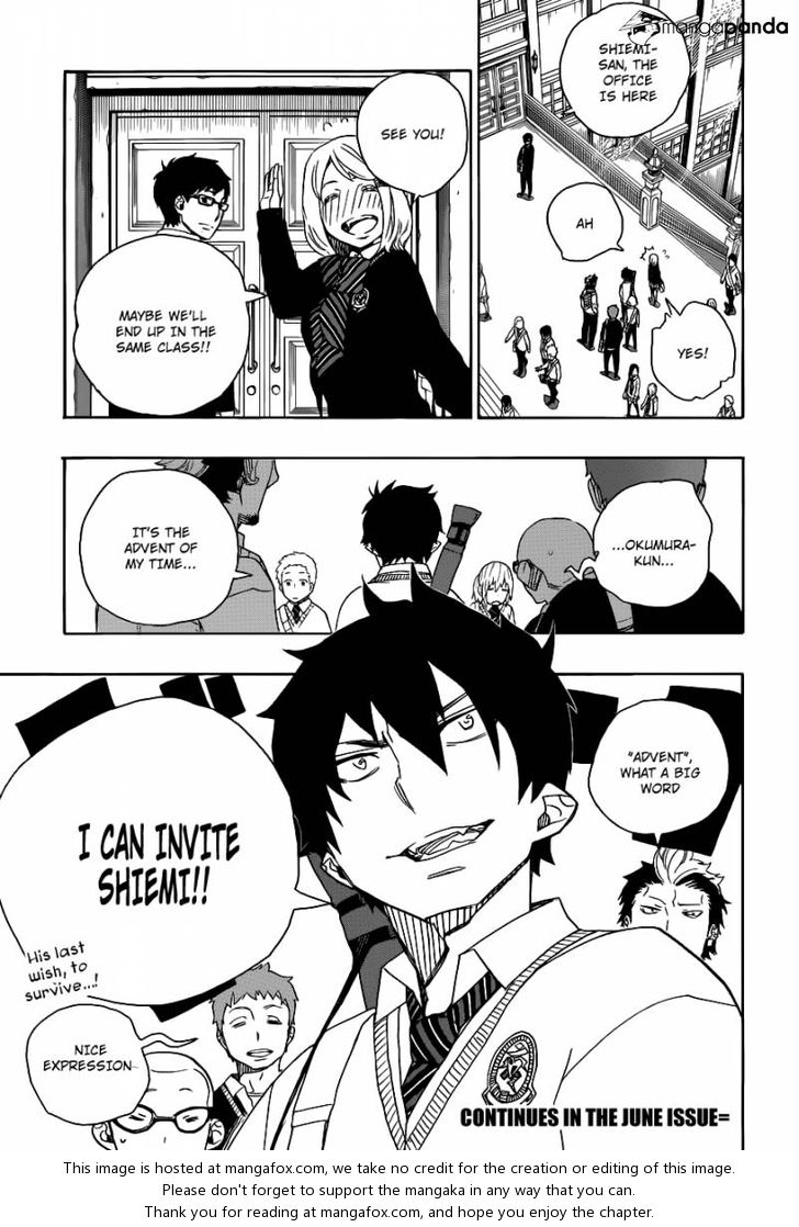 Ao no Exorcist Vol.11 Chapter 045 page 25