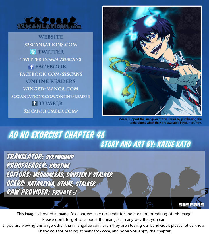 Ao no Exorcist Vol.11 Chapter 046 page 1