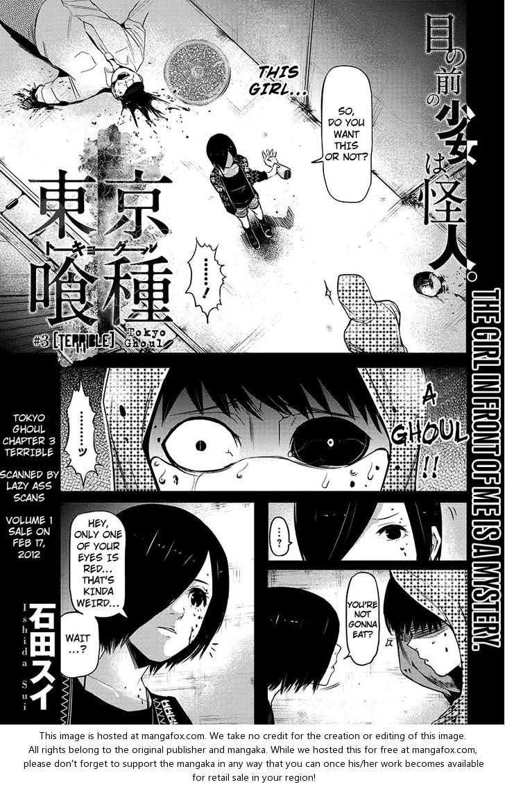 Tokyo Ghoul Vol.01 Chapter 003 page 2