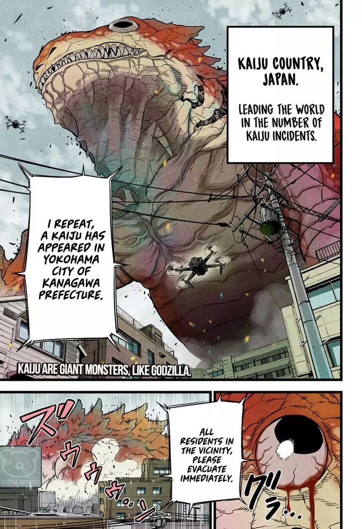 Kaiju No. 8 Chapter 001 page 1