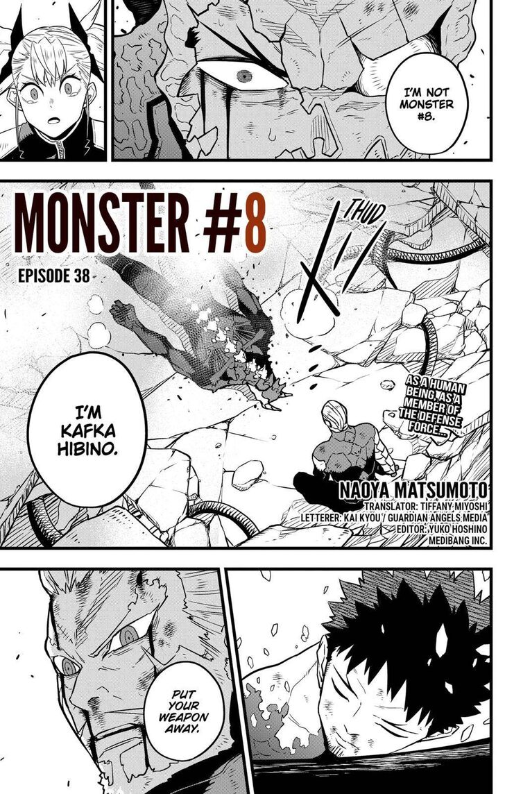 Kaiju No. 8 Chapter 038 page 1