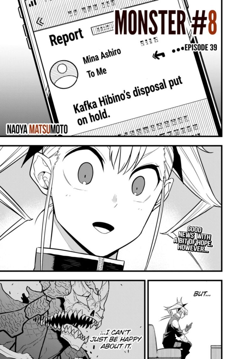 Kaiju No. 8 Chapter 039 page 1