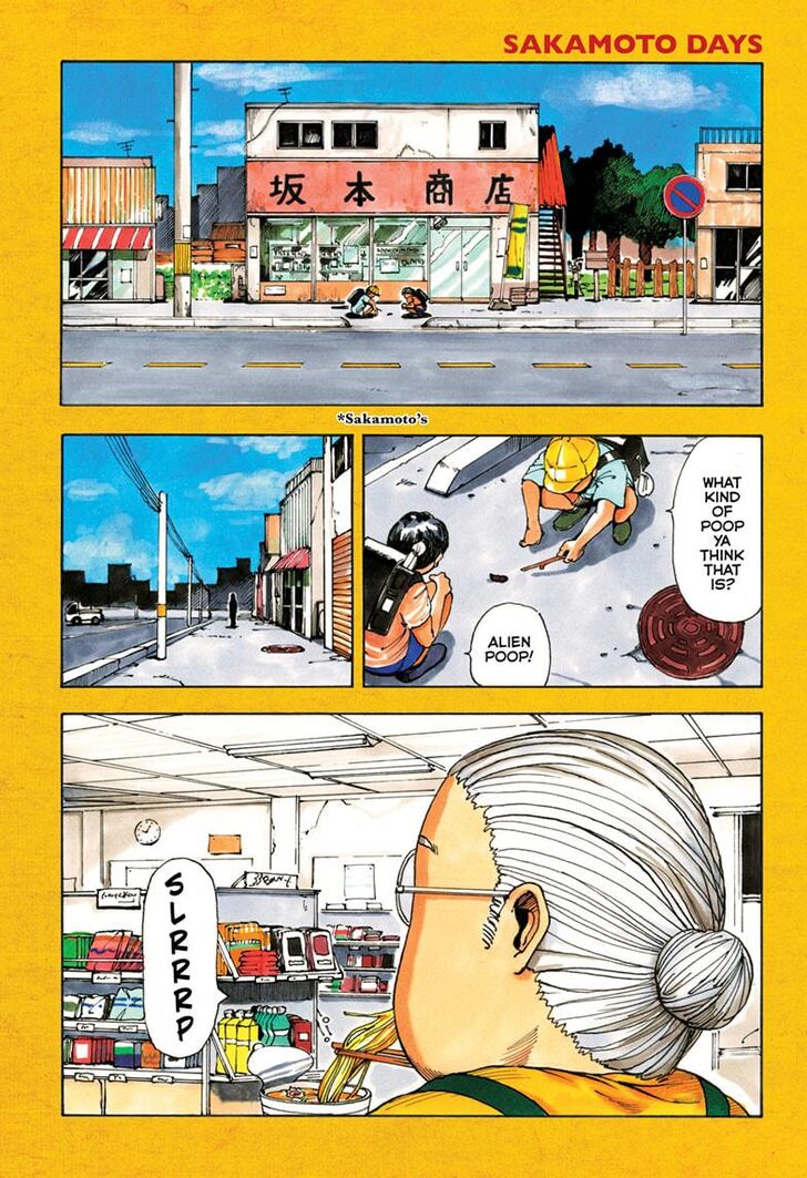 Sakamoto Days Chapter 001 page 2