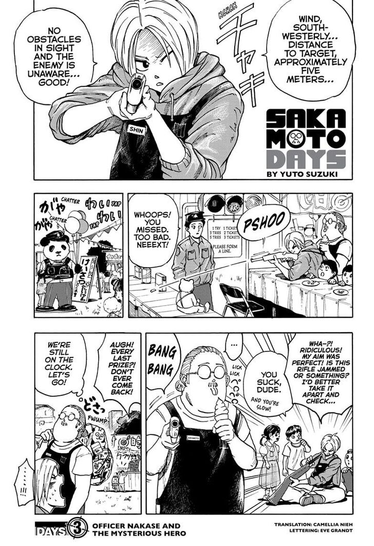 Sakamoto Days Chapter 003 page 1