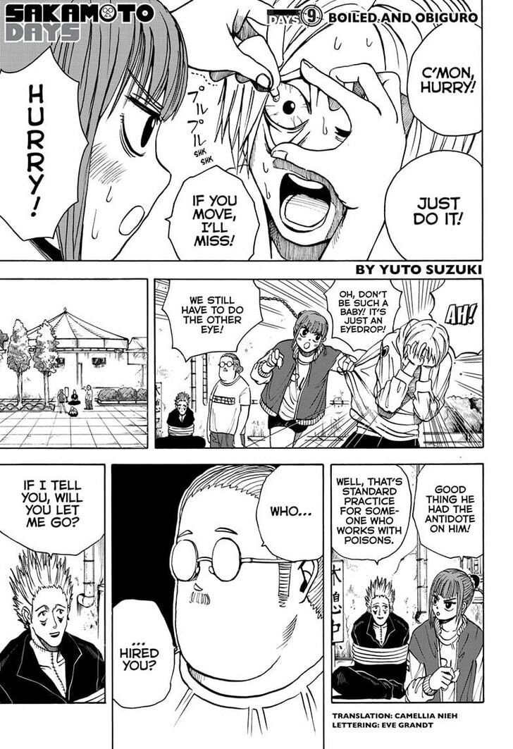 Sakamoto Days Chapter 009 page 1